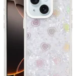 Uray store Apple iPhone 14 Lumi Desenli Kapak - Beyaz