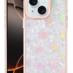Uray store Apple iPhone 14 Lumi Desenli Kapak - Pembe