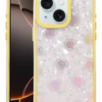 Uray store Apple iPhone 14 Lumi Desenli Kapak - Sarı