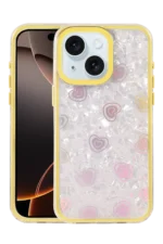 Uray store Apple iPhone 14 Lumi Desenli Kapak - Sarı