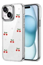 Uray store Apple iPhone 15 Plus Fiyonk Desenli Kapak - Desen 9