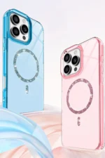 Uray store Apple iPhone 15 Pro Max Live Diamond Magsafe Kapak - Yeşil - Görsel 2