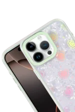 Uray store Apple iPhone 15 Pro Max Lumi Desenli Kapak - Yeşil - Görsel 2