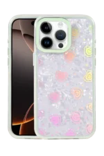 Uray store Apple iPhone 15 Pro Max Lumi Desenli Kapak - Yeşil