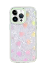 Uray store Apple iPhone 15 Pro Max Lumi Desenli Kapak - Yeşil - Görsel 3