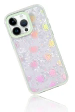 Uray store Apple iPhone 15 Pro Max Lumi Desenli Kapak - Yeşil - Görsel 4