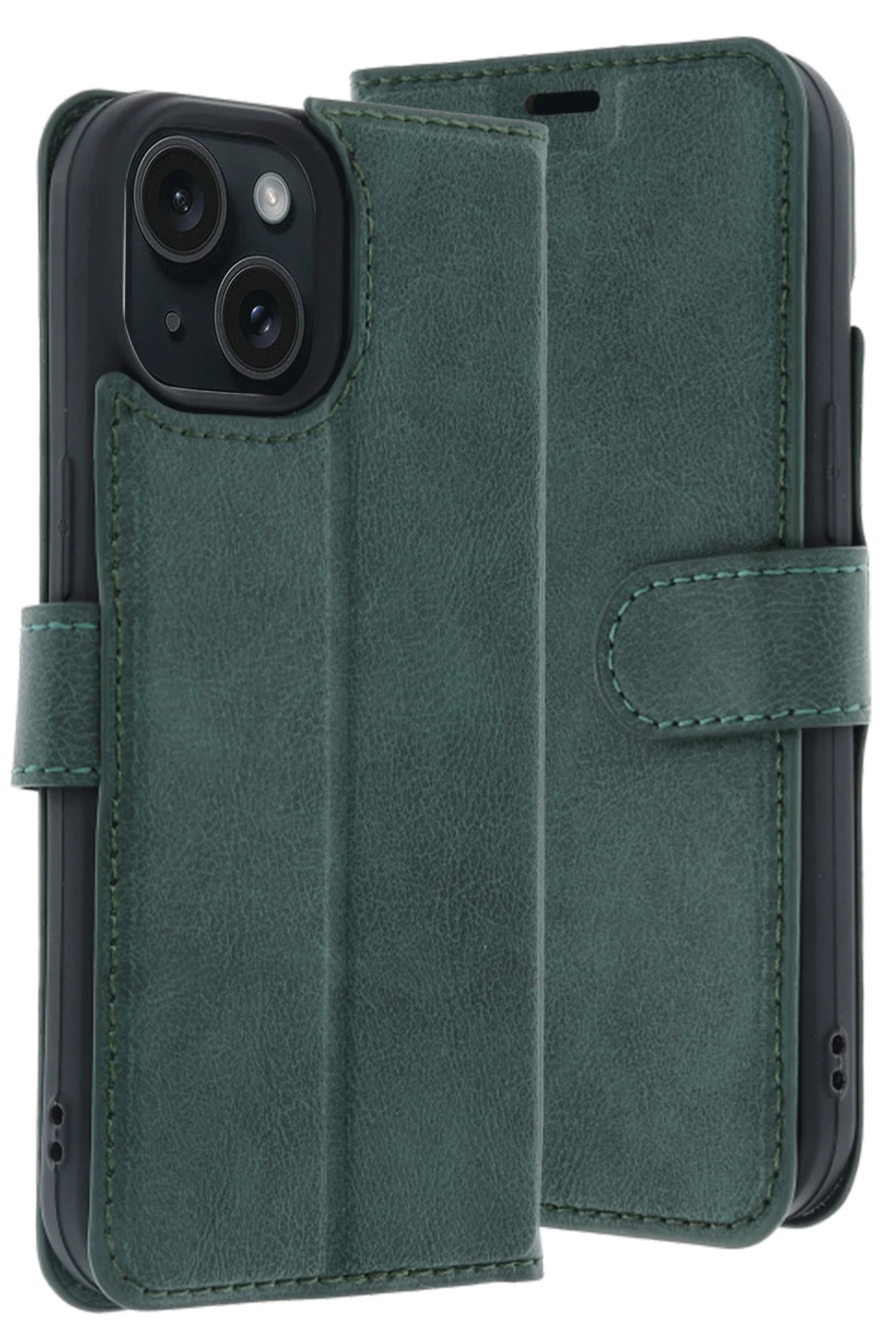 newface-apple-iphone-15-trend-s-plus-kapakli-kilif-yesil-default Uray store Apple iPhone 15 Trend S Plus Kapaklı Kılıf - Yeşil - Görsel 1