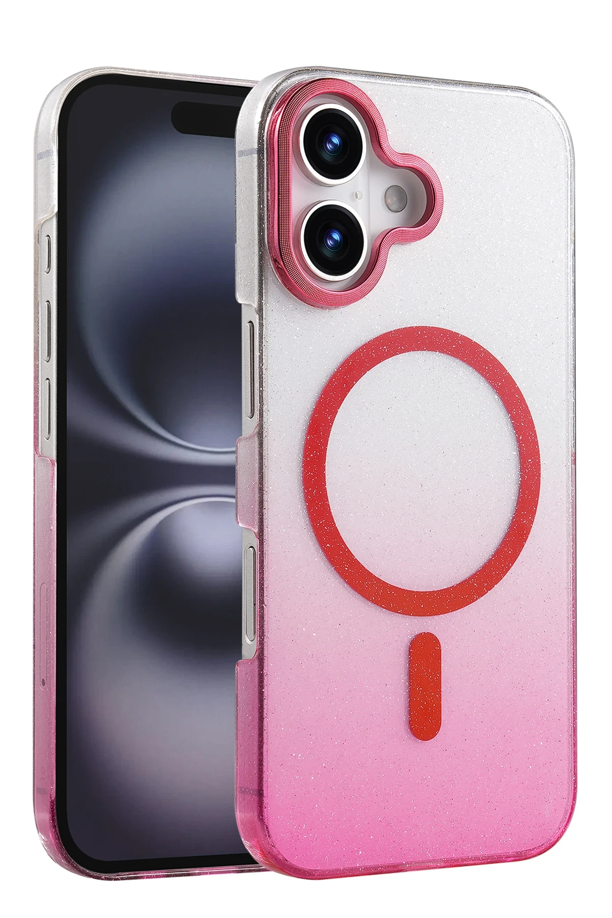 newface-apple-iphone-16-glossy-magsafe-kapak-pembe-default Uray store Apple iPhone 16 Glossy Magsafe Kapak - Pembe - Görsel 1