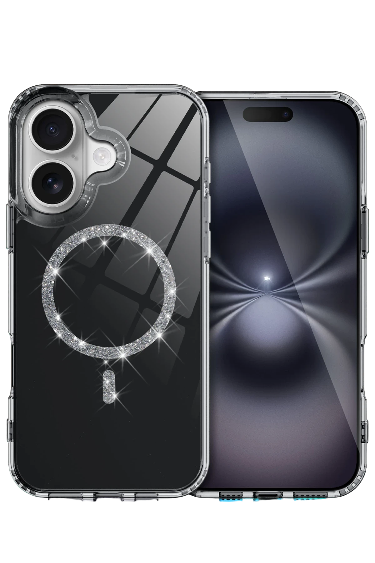 newface-apple-iphone-16-live-diamond-magsafe-kapak-siyah-default Uray store Apple iPhone 16 Live Diamond Magsafe Kapak - Siyah - Görsel 1