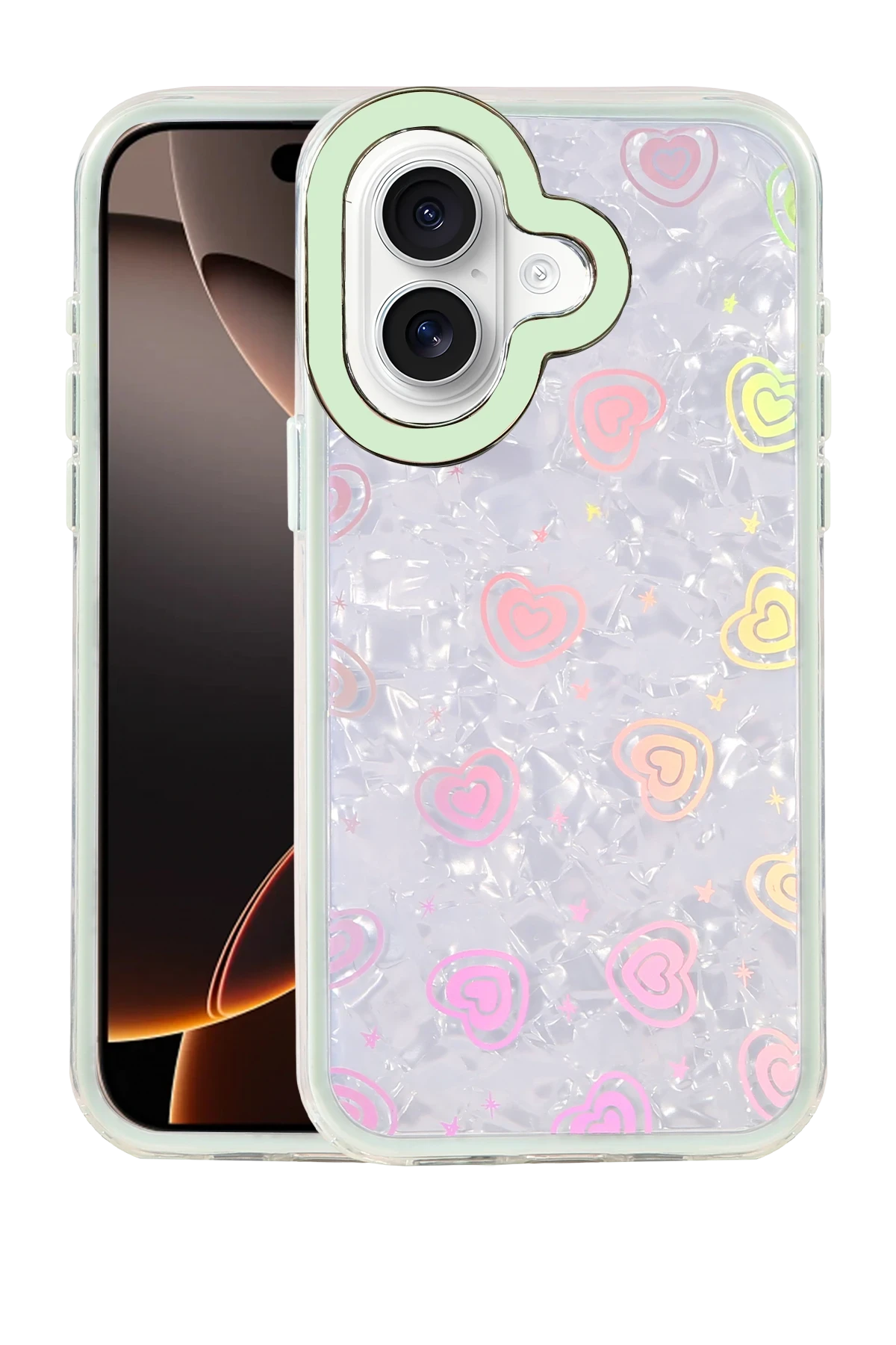 newface-apple-iphone-16-lumi-desenli-kapak-acik-mavi-default Uray store Apple iPhone 16 Lumi Desenli Kapak - Yeşil - Görsel 1
