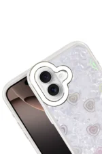 Uray store Apple iPhone 16 Lumi Desenli Kapak - Beyaz - Görsel 2