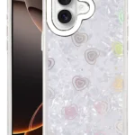 Uray store Apple iPhone 16 Lumi Desenli Kapak - Beyaz