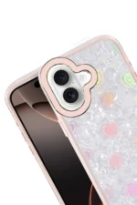 Uray store Apple iPhone 16 Lumi Desenli Kapak - Pembe - Görsel 2
