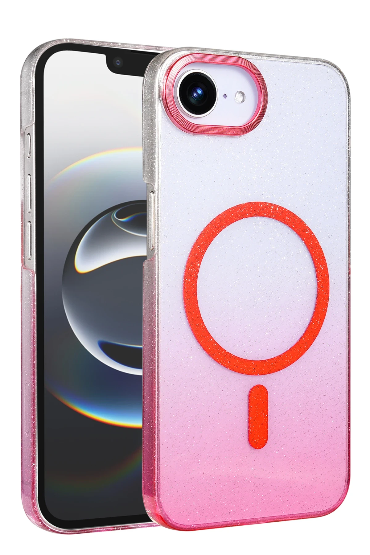 newface-apple-iphone-16e-glossy-magsafe-kapak-pembe-default Uray store Apple iPhone 16E Glossy Magsafe Kapak - Pembe - Görsel 1