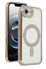 Uray store Apple iPhone 16E Joke Simli Magneticsafe Kılıf - Gold