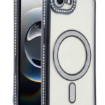 Uray store Apple iPhone 16E Joke Simli Magneticsafe Kılıf - Siyah