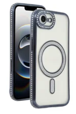 Uray store Apple iPhone 16E Joke Simli Magneticsafe Kılıf - Siyah