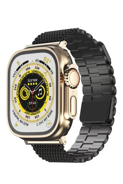 Uray store Apple Watch 38mm Ascend Metal Kordon - Siyah