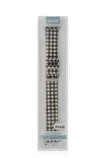 Uray store Apple Watch 38mm Karo Motif Kordon - Siyah - Görsel 2