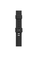 Uray store Apple Watch 38mm KR408 Çizgili Silikon Kordon - Koyu Gri - Görsel 3