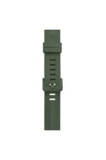 Uray store Apple Watch 38mm KR408 Çizgili Silikon Kordon - Koyu Yeşil - Görsel 3