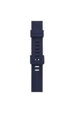 Uray store Apple Watch 38mm KR408 Çizgili Silikon Kordon - Lacivert - Görsel 3