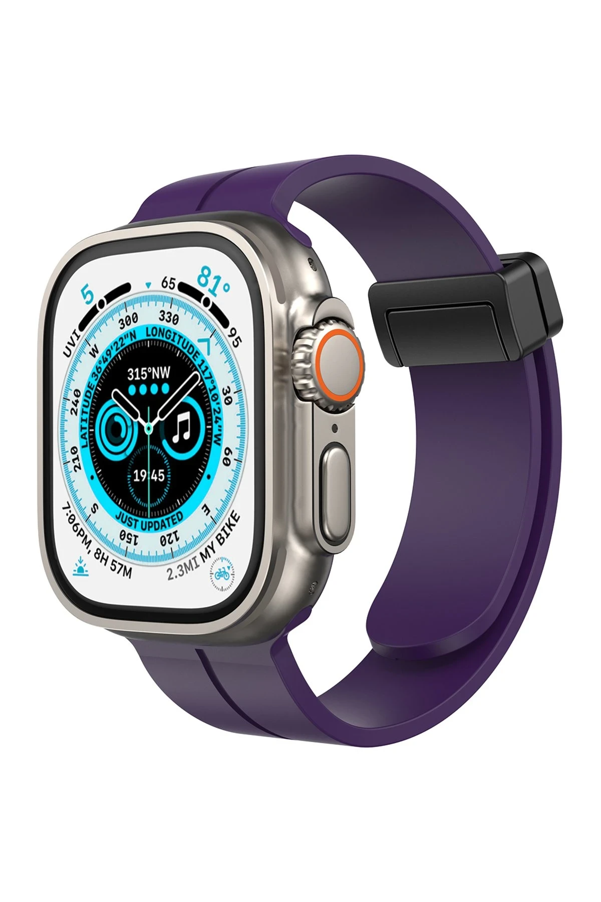 newface-apple-watch-38mm-kr412-elegance-stylish-kordon-derin-mor-default Uray store Apple Watch 38mm KR412 Elegance Stylısh Kordon - Derin Mor - Görsel 1