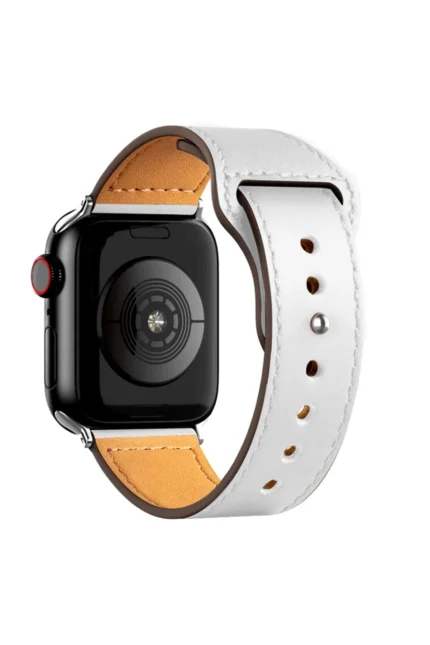 Uray store Apple Watch 38mm KR415 Luaz Deri Kordon - Beyaz