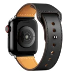 Uray store Apple Watch 38mm KR415 Luaz Deri Kordon - Siyah