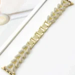 Uray store Apple Watch 38mm Node Taşlı Kordon - Gold