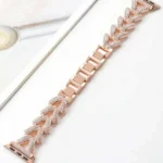 Uray store Apple Watch 38mm Node Taşlı Kordon - Rose Gold