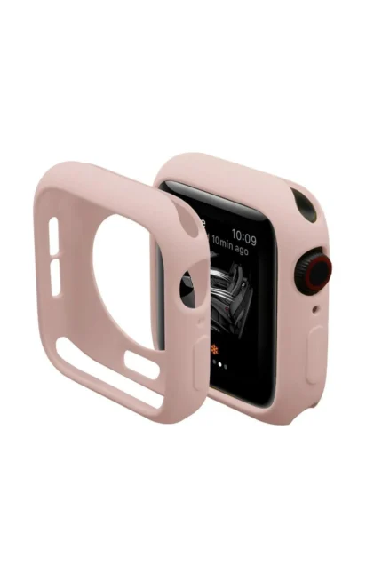 Uray store Apple Watch 38mm Silikon Alt Kasa - Pudra