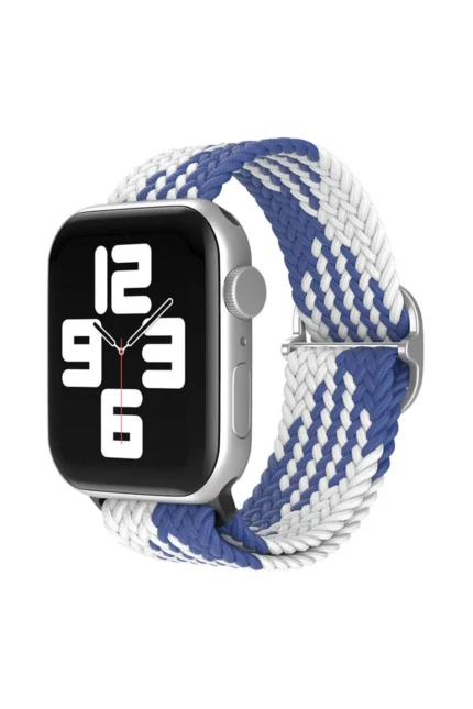 Uray store Apple Watch 38mm Star Kordon - Mavi-Beyaz
