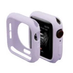 Uray store Apple Watch 40mm Silikon Alt Kasa - Lila