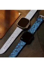 Uray store Apple Watch 42mm Creeper Desenli Kordon - Rose Gold - Görsel 3
