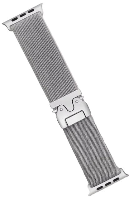 Uray store Apple Watch 42mm Forest Kumaş Kordon - Titan Gri