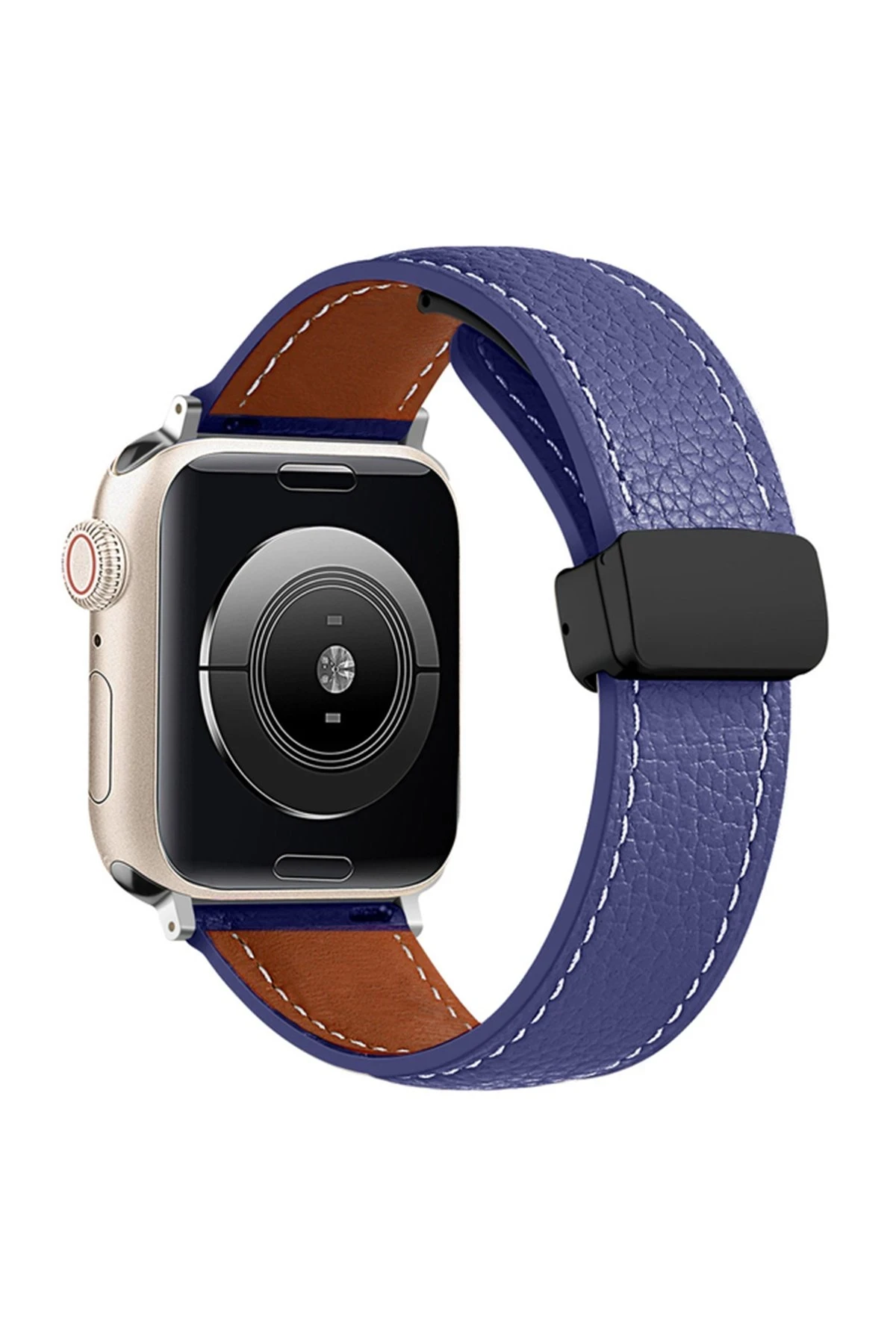 newface-apple-watch-42mm-kr414-daks-deri-kordon-lacivert-default Uray store Apple Watch 42mm KR414 Daks Deri Kordon - Lacivert - Görsel 1