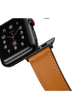 Uray store Apple Watch 42mm KR415 Luaz Deri Kordon - Kırmızı - Görsel 4