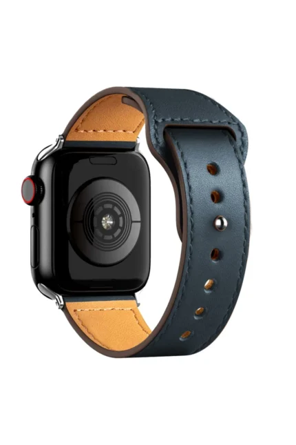 Uray store Apple Watch 42mm KR415 Luaz Deri Kordon - Lacivert