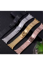 Uray store Apple Watch 42mm KR416 Huks Kordon - Gri - Görsel 3