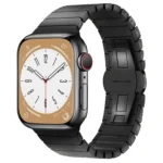 Uray store Apple Watch 42mm KR416 Huks Kordon - Siyah