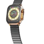 Uray store Apple Watch 42mm Made Metal Kordon - Siyah
