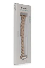 Uray store Apple Watch 42mm Node Taşlı Kordon - Rose Gold - Görsel 2