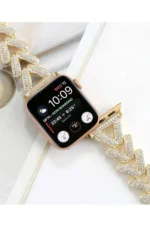Uray store Apple Watch 42mm Node Taşlı Kordon - Siyah - Görsel 6