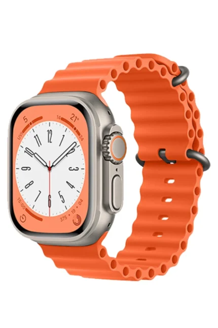 Uray store Apple Watch 42mm Ocean Kordon - Turuncu