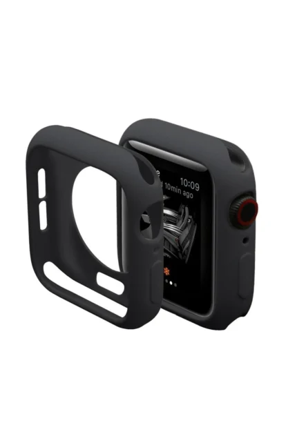 Uray store Apple Watch 42mm Silikon Alt Kasa - Siyah