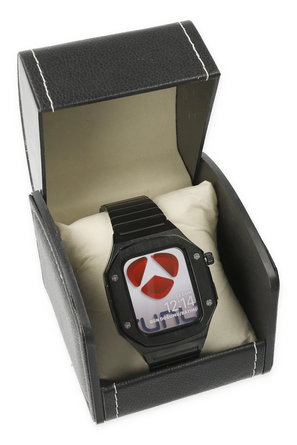 newface-apple-watch-44mm-kr409-metal-kordon-siyah-default Uray store Apple Watch 44mm KR409 Metal Kordon - Siyah - Görsel 1