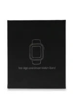 Uray store Apple Watch 45mm Metal Petek Kasalı Kordon - Gümüş - Görsel 5
