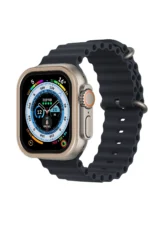 Uray store Apple Watch Ultra 49mm Alüminyum Kasa Cam Ekran Koruyucu - Gold - Görsel 2