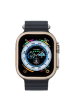 Uray store Apple Watch Ultra 49mm Alüminyum Kasa Cam Ekran Koruyucu - Gold - Görsel 3